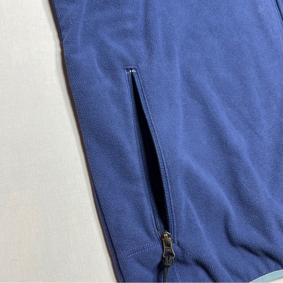 L.L. Bean Blue Fleece Vest with High Collar Men’s Size XXXL - Picture 4 of 12